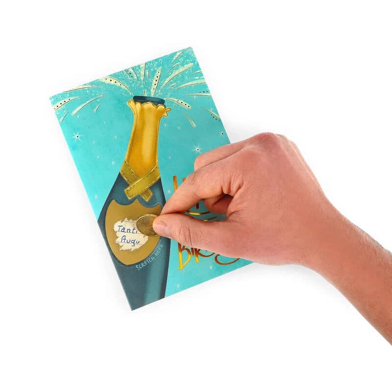 Legami Ευχετήρια Κάρτα Scratch Happy Birthday (12,5 x 17 cm)