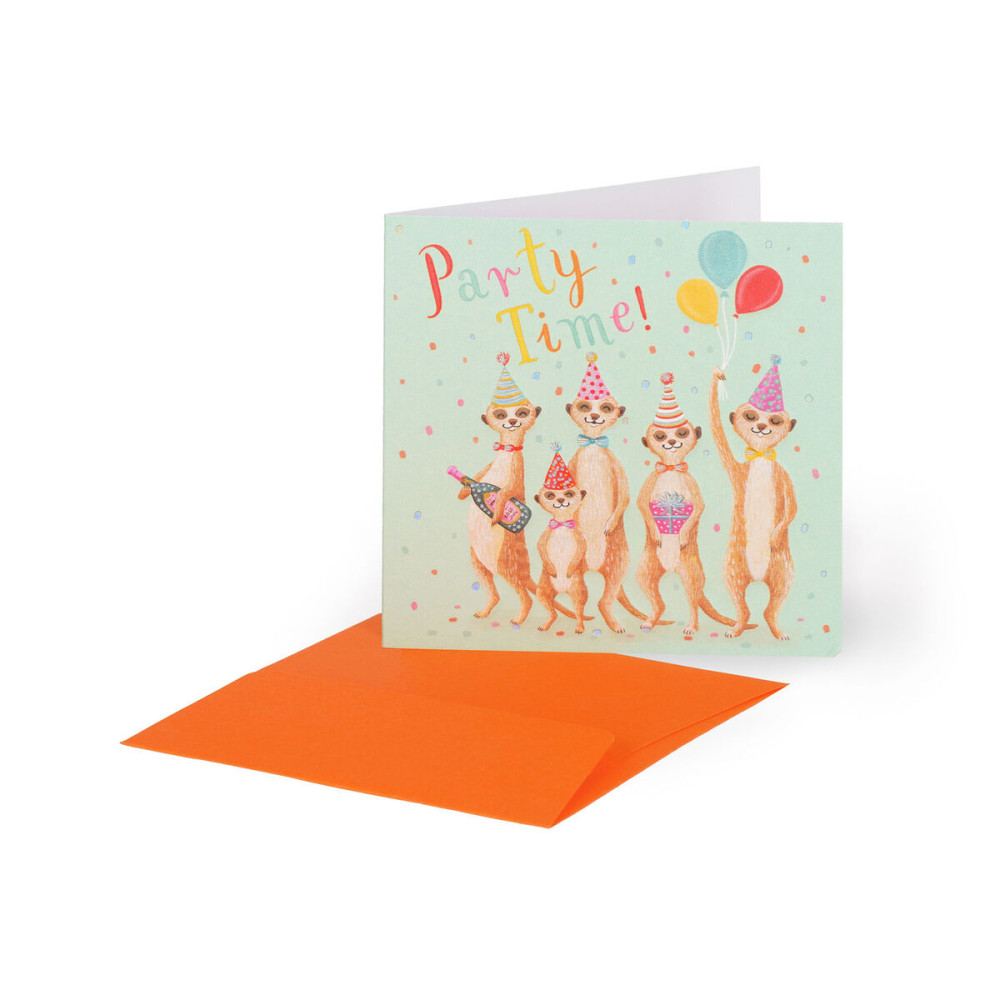 Legami Ευχετήρια Κάρτα Birthday Card - Small - Party Time (7 x 7 cm)