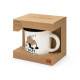 Legami Κούπα  "Lazy Team" Porcelain Mug - Cup-Puccino 350 ml (Λευκό)