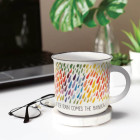 Legami Κούπα  "After Rain" Porcelain Mug - Cup-Puccino 350 ml (Λευκό)