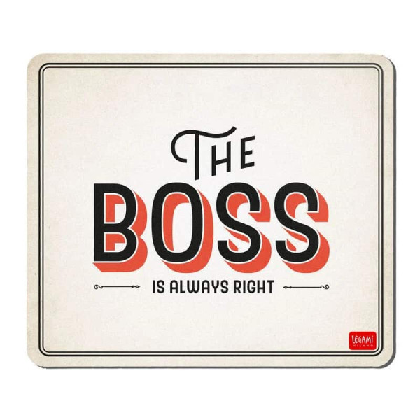 Legami MOU0011 Mousepad  "The Boss" 18 x 21 cm