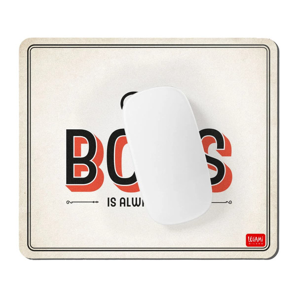 Legami MOU0011 Mousepad  "The Boss" 18 x 21 cm