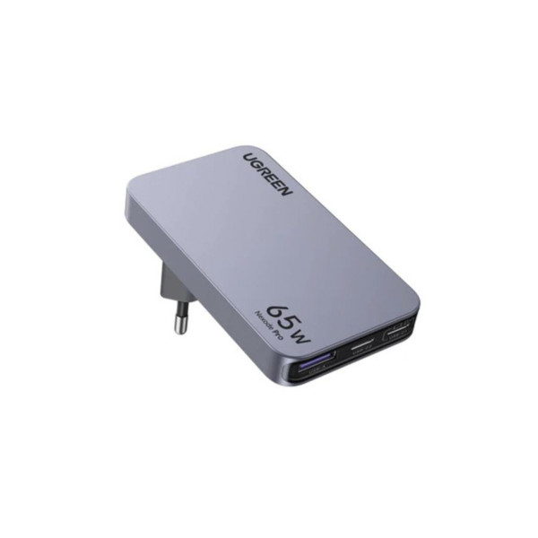 Ugreen X753/25356 φορτιστής 2xUSB-C + 1xUSB-A GaN 65W (Gray)