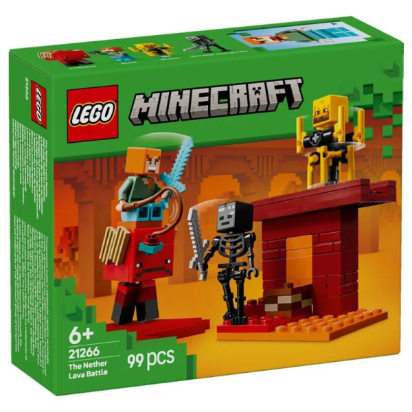 LEGO Minecraft The Nether Lava Battle (21266)