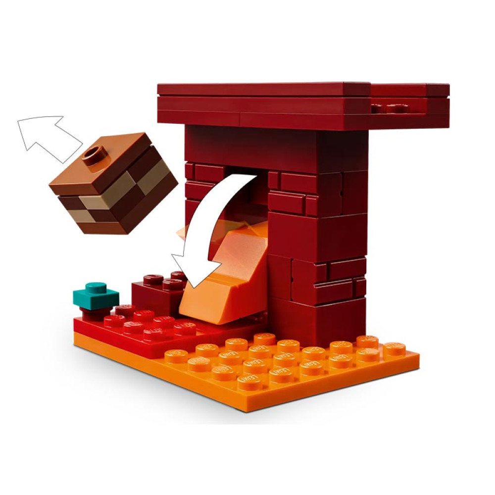 LEGO Minecraft The Nether Lava Battle (21266)