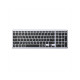 UGreen KU005/15258 Ασύρματο Ultra Slim Πληκτρολόγιο 2.4 GHz+BT (Silver)