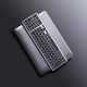 UGreen KU005/15258 Ασύρματο Ultra Slim Πληκτρολόγιο 2.4 GHz+BT (Silver)