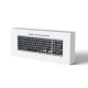 UGreen KU005/15258 Ασύρματο Ultra Slim Πληκτρολόγιο 2.4 GHz+BT (Silver)