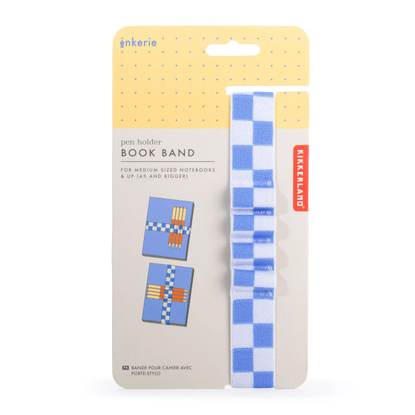 Kikkerland Inkerie Pen Holder Book Band (Μπλε)