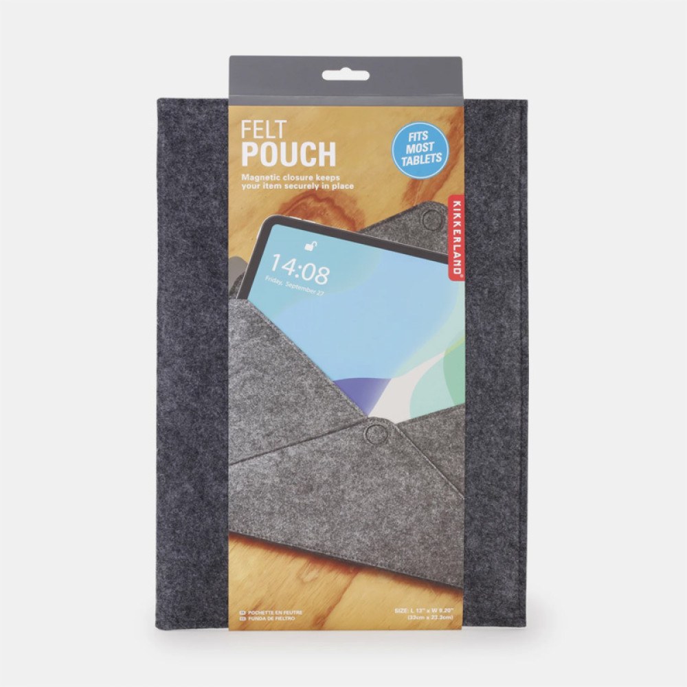 Kikkerland Felt Pouch Τσόχινη θήκη για Tablet - Medium