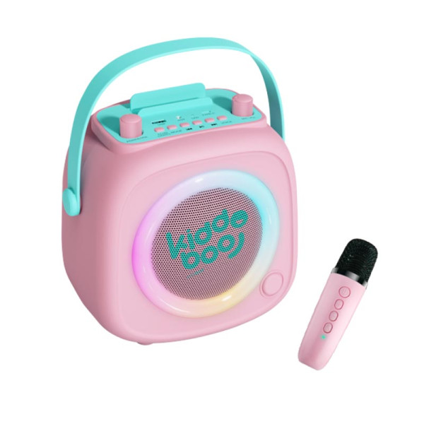 Kiddoboo KidsVoice BT Ηχείο & Μικρόφωνο (Pink)