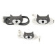 Kikkerland Σετ από 3 Cat Cable Ties - Γάτα