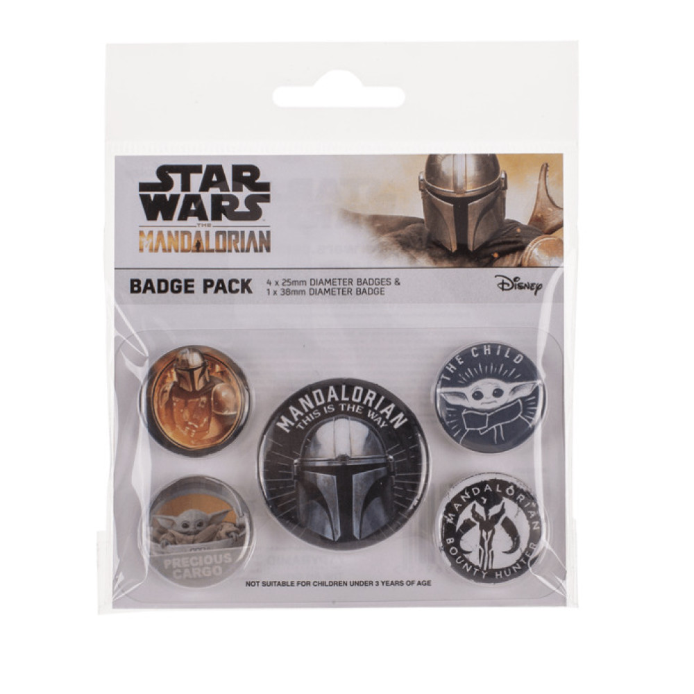 Σετ Κονκάρδες Star Wars - The Mandalorian (5τμχ)