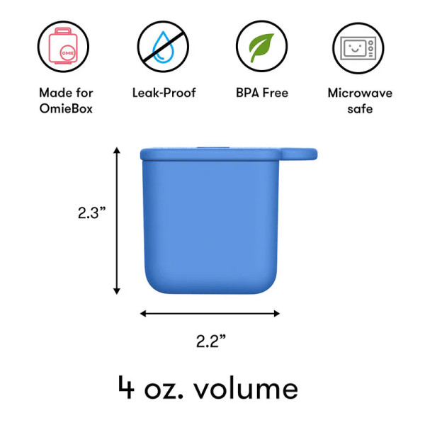 OmieDip Σετ Ντιπάκια 2 τμχ (Blue/Green)