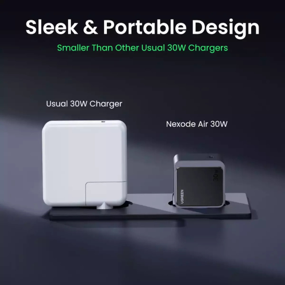 UGreen X503/35041 GaN φορτιστής USB-C 30W PD (Gray)