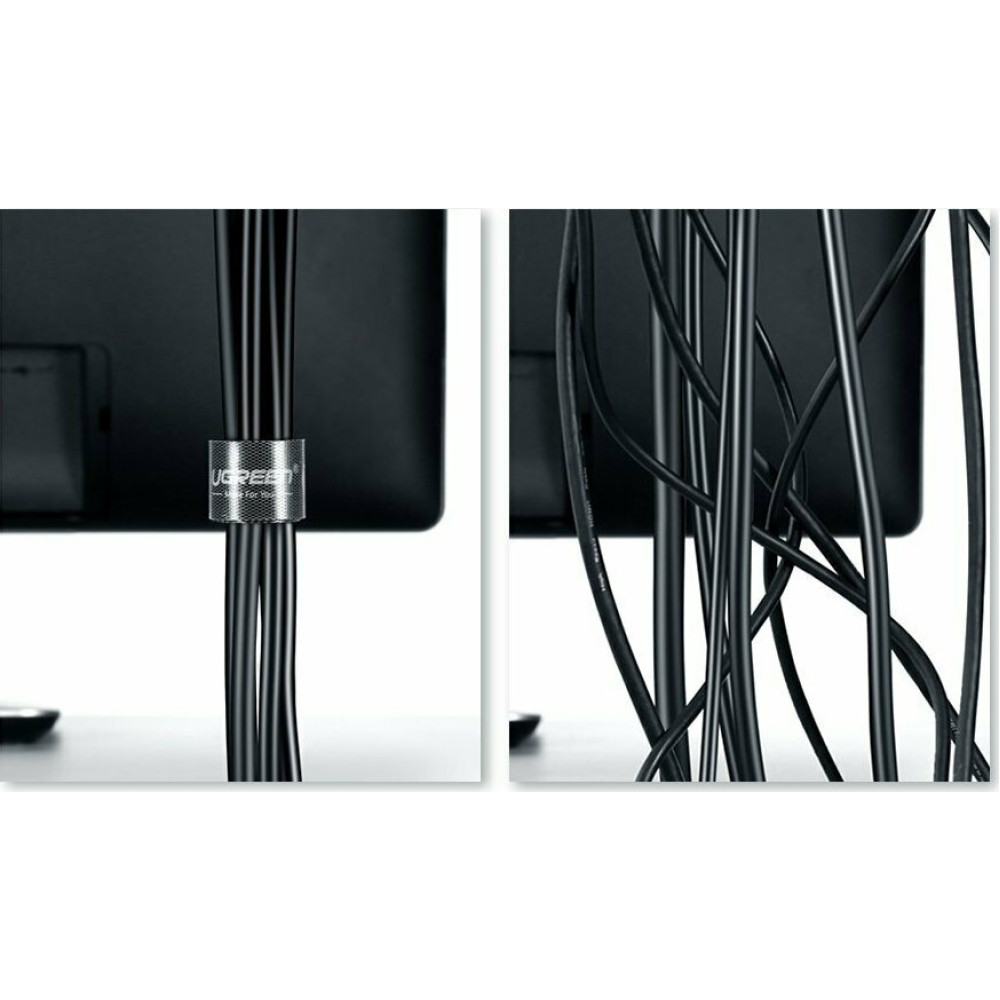 UGreen LP124/40356 Velcro Straps δεματικό καλωδίων 5m (Μαύρο)