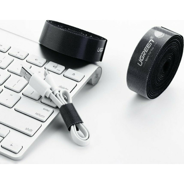 UGreen LP124/40356 Velcro Straps δεματικό καλωδίων 5m (Μαύρο)