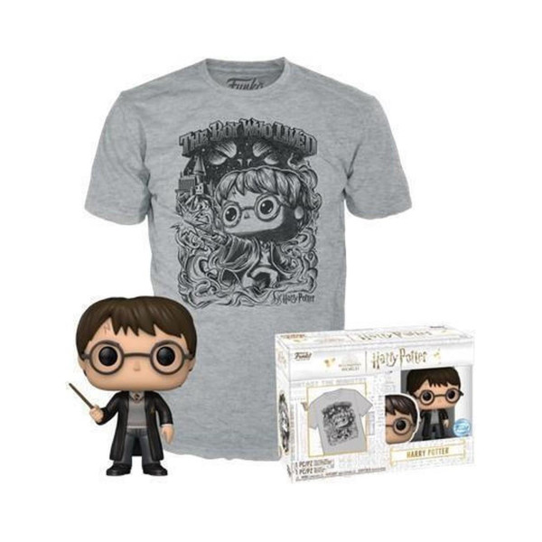 Φιγούρα Funko Pop! & Tees (Adult): Harry Potter - Harry Potter Vinyl Figure and T-Shirt (S)
