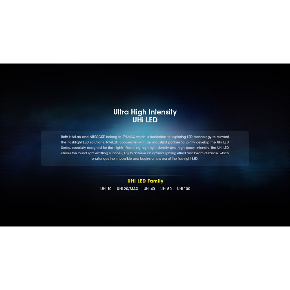 Nitecore EDC33 Φακός Led 4000lm, UHi LED (Μαύρο)