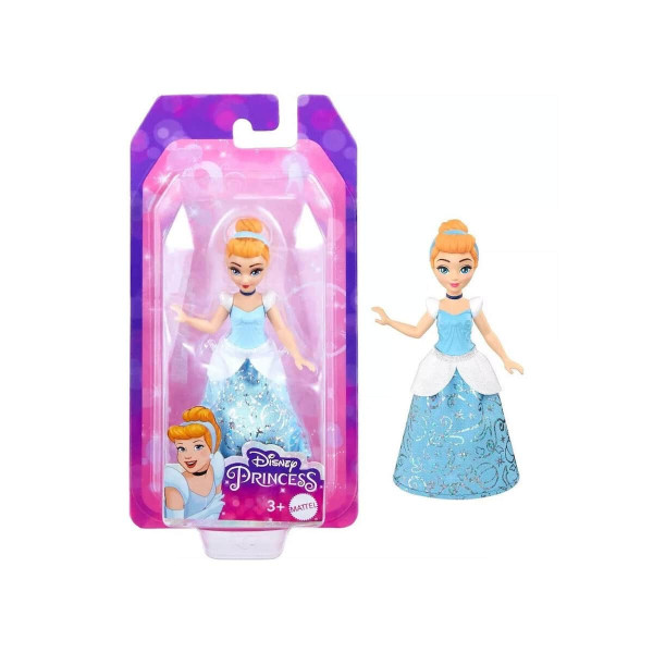 Mattel Παιχνίδι Μινιατούρα Disney: Princess Cinderella 9cm (HLW73)