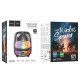 Hoco BS58 Crystal Colorful Luminous Bluetooth ηχείο (Μαύρο)