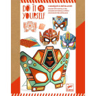 Djeco DIY Φτιάχνω Μάσκες με Φύλλα Χρυσού και Αυτοκόλλητα "Ρομπότ"