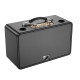 Hoco HA8 Karaoke Dual-Mic LED Φορητό Ηχείο Bluetooth με 2 μικρόφωνα (Μαύρο) 