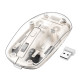 Hoco GM29 Mysterious Dual-Mode Silent Ασύρματο Ποντίκι 2,4G BT 1600 dpi (Space White)
