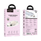Hoco GM29 Mysterious Dual-Mode Silent Ασύρματο Ποντίκι 2,4G BT 1600 dpi (Space White)