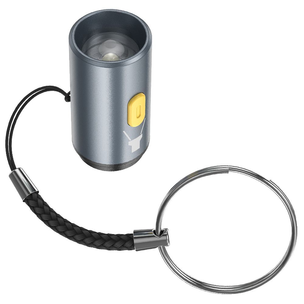 Hoco UA38A Adapter Type-C σε LED light (Gray)