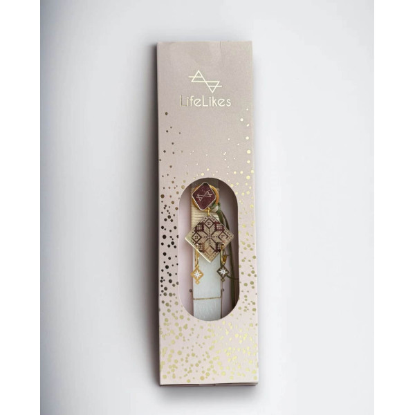 LifeLikes Λαμπάδα Kedima Asteraki Λευκό Ροζ Κουτί