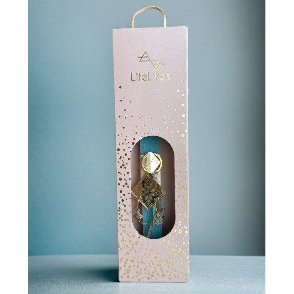 LifeLikes Λαμπάδα Kedima Asteraki Γαλάζιο Ροζ Κουτί