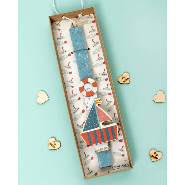 LifeLikes Λαμπάδα Καραβάκι σε Κουτί