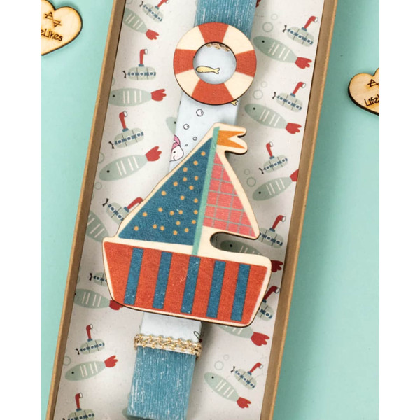 LifeLikes Λαμπάδα Καραβάκι σε Κουτί