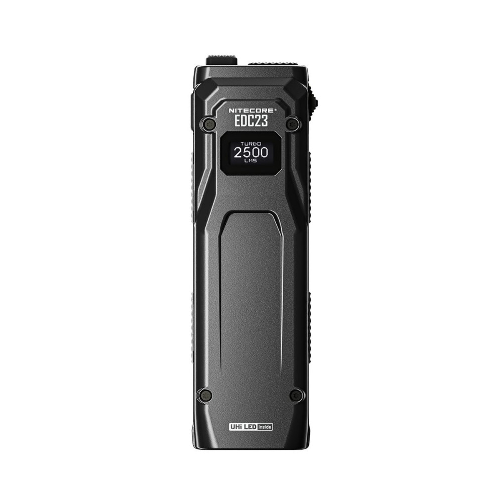 Nitecore EDC23 Φακός Led 2500lm, Strobe Ready, UHi LED (Μαύρο)