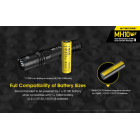 Nitecore Multi Task Hybrid MH10V2 Φακός Led 1200lm (Μαύρο)
