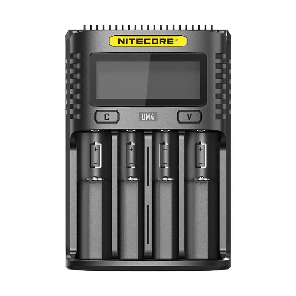 Nitecore UM4 Φορτιστής Μπαταριών USB Four-Slot, QC 2.0