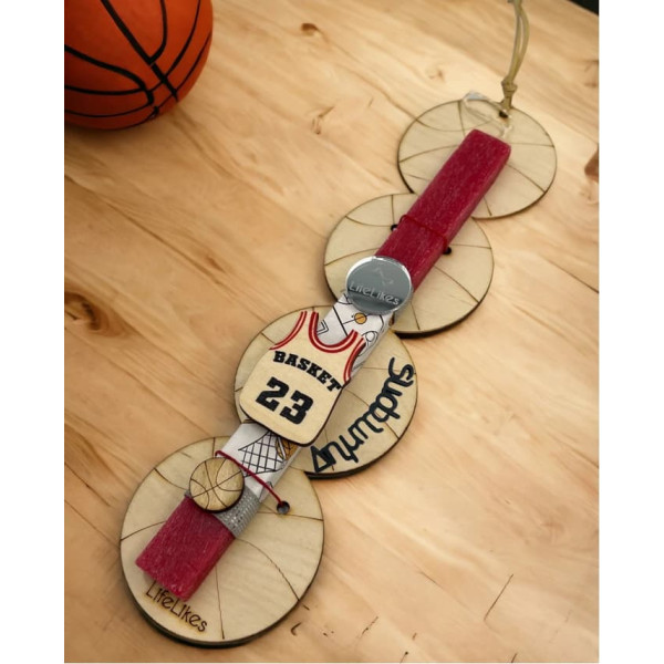 LifeLikes Λαμπάδα Παίκτης Μπάσκετ