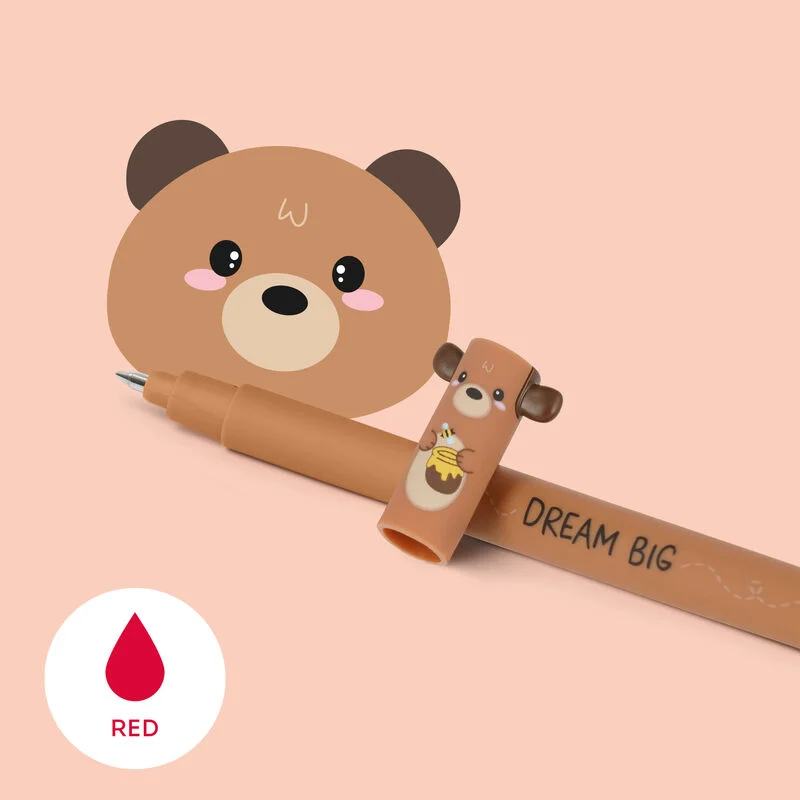 Legami EP0024 Teddy Erasable Gel Pen Στυλό (Κόκκινο)