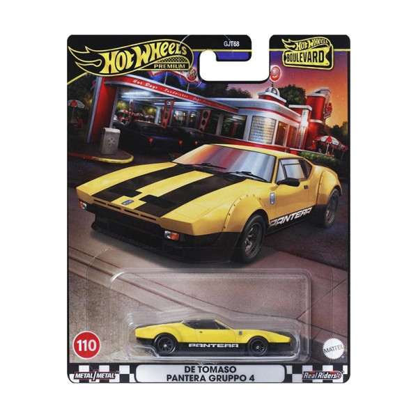 Mattel Hot Wheels Premium: Boulevard - De Tomaso Pantera Gruppo 4 Vehicle (HRT75)