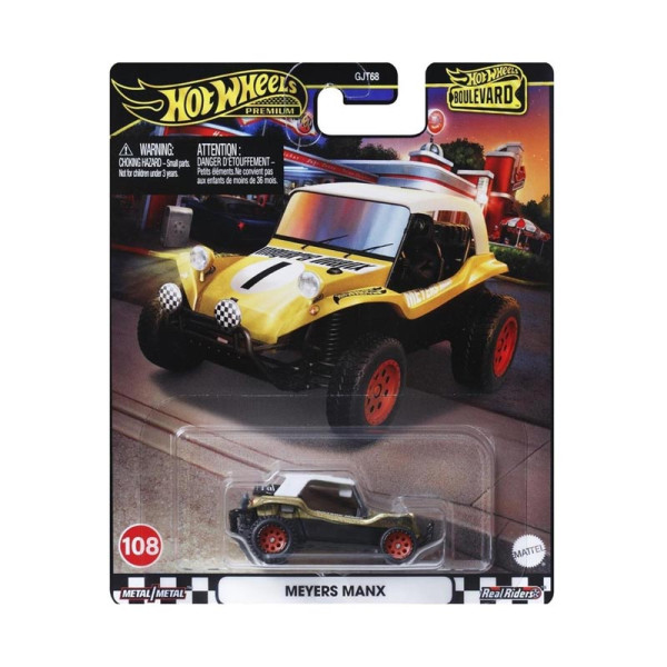 Mattel Hot Wheels Premium: Boulevard - Meyers Manx Vehicle (HRT57)