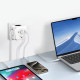Tech-Protect PCL3X4 Πολύπριζο 3 Θέσεων με 2 x USB-A και 2 x USB-C 2 (Λευκό)
