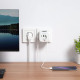 Tech-Protect PCL3X4 Πολύπριζο 3 Θέσεων με 2 x USB-A και 2 x USB-C 2 (Λευκό)