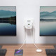 Tech-Protect PCL3X4 Πολύπριζο 3 Θέσεων με 2 x USB-A και 2 x USB-C 2 (Λευκό)
