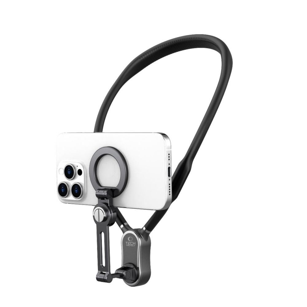 Tech-Protect AC100 Magneti Magsafe Neck Holder - Βάση Λαιμού (Μαύρο)