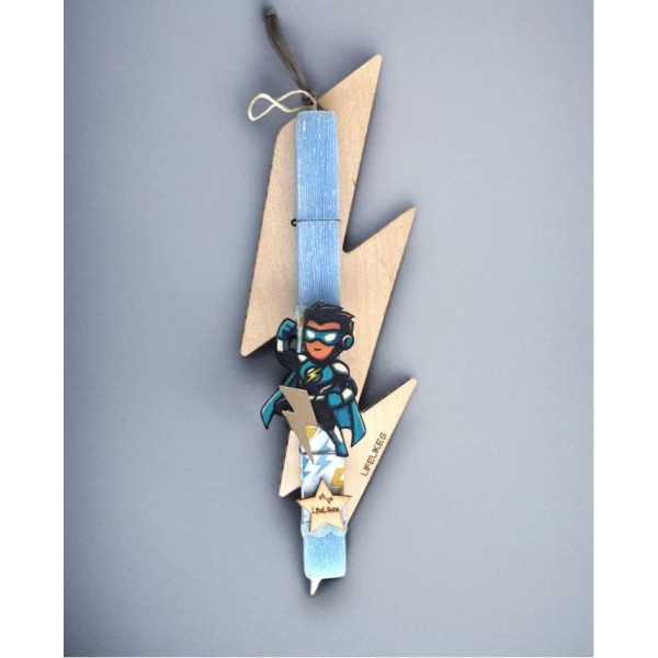 LifeLikes Λαμπάδα Ήρωας Αστραπ΄η