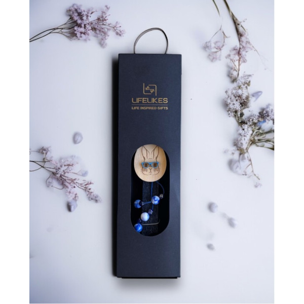 LifeLikes Λαμπάδα Λαγός Begleri Γαλάζιο