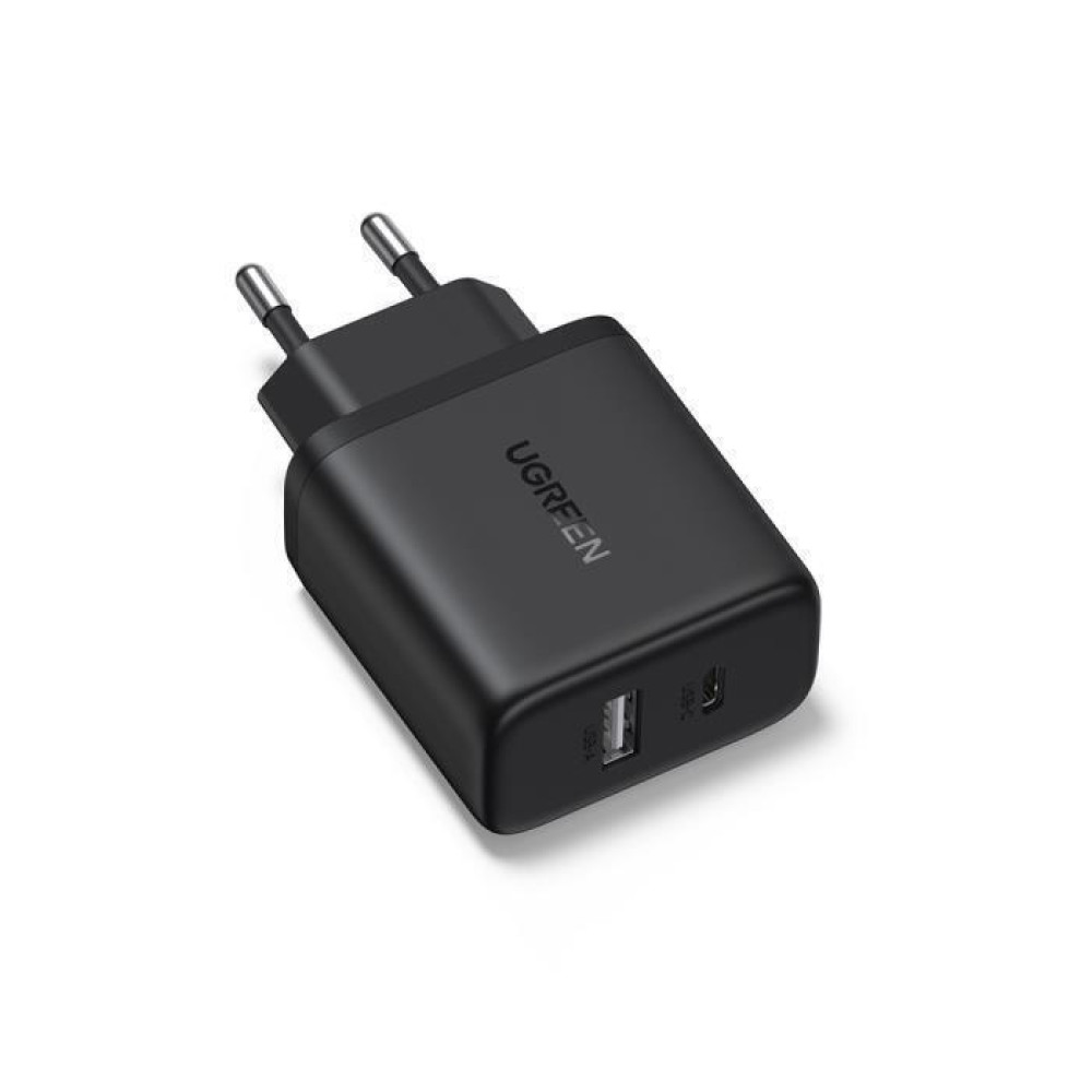 UGreen X227/45302 φορτιστής 20W PD USB-A+USB-C (Μαύρο)