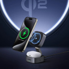 UGreen W702/35316 2-in-1 Magnetic Wireless Charger/Stand 15W Qi2 (Grey)
