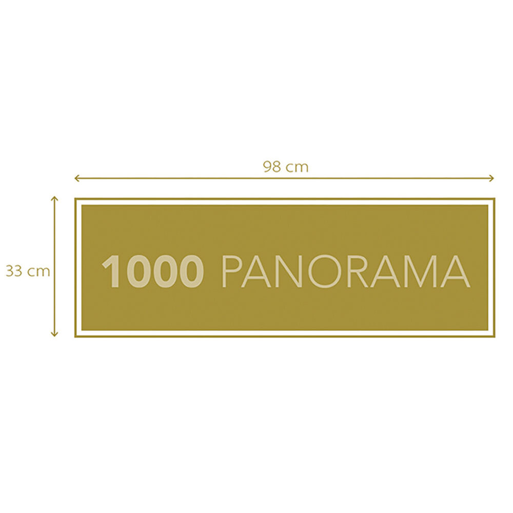 Clementoni Παζλ Panorama High Quality Collection Νέα Υόρκη Γέφυρα Brooklyn, Compact Box (1000 τμχ)